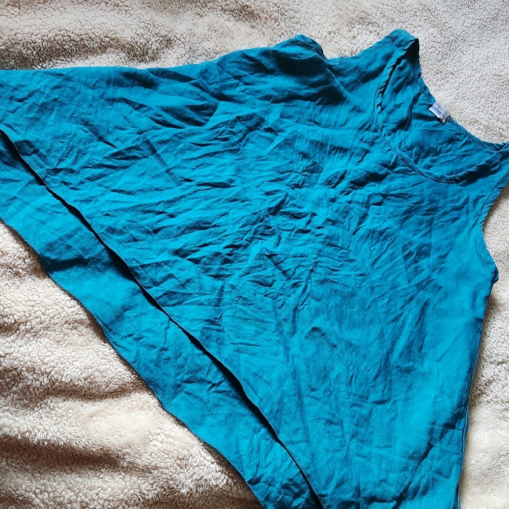 Just Jill 100% linen blouse
